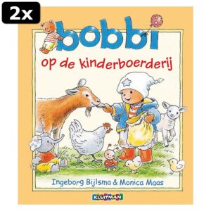 2x Boek Bobbi op de Kinderboerderij
