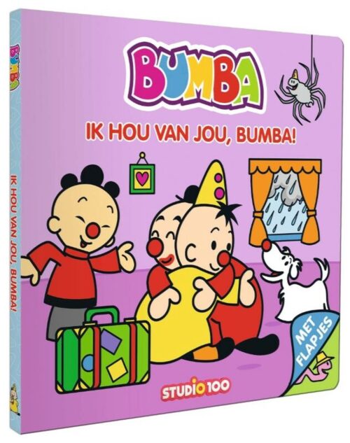 Bumba Boek - Kartonboek met flapjes - Ik hou van jou