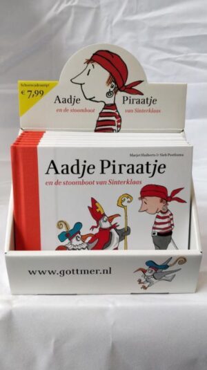 Aadje Piraatje en de stoomboot van Sinterklaas (display 10 exx.)