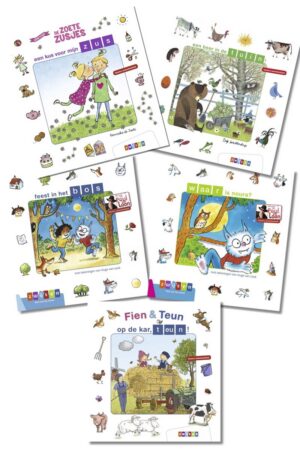 Kleuters samenleesboeken - Pakket 2 kleuters samenleesboeken (5 titels)