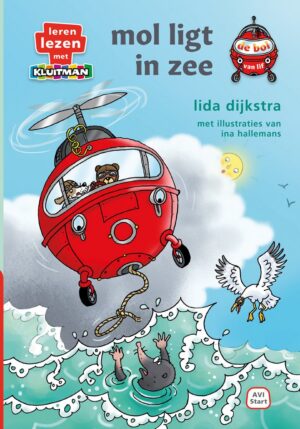 Leren lezen met Kluitman - de bol van lif. mol ligt in zee