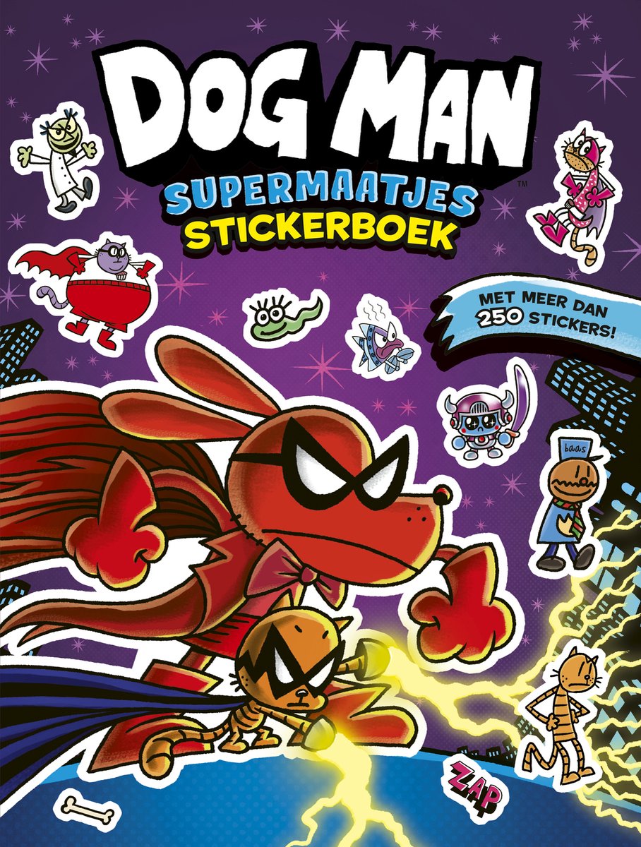 Dog Man - Supermaatjes stickerboek