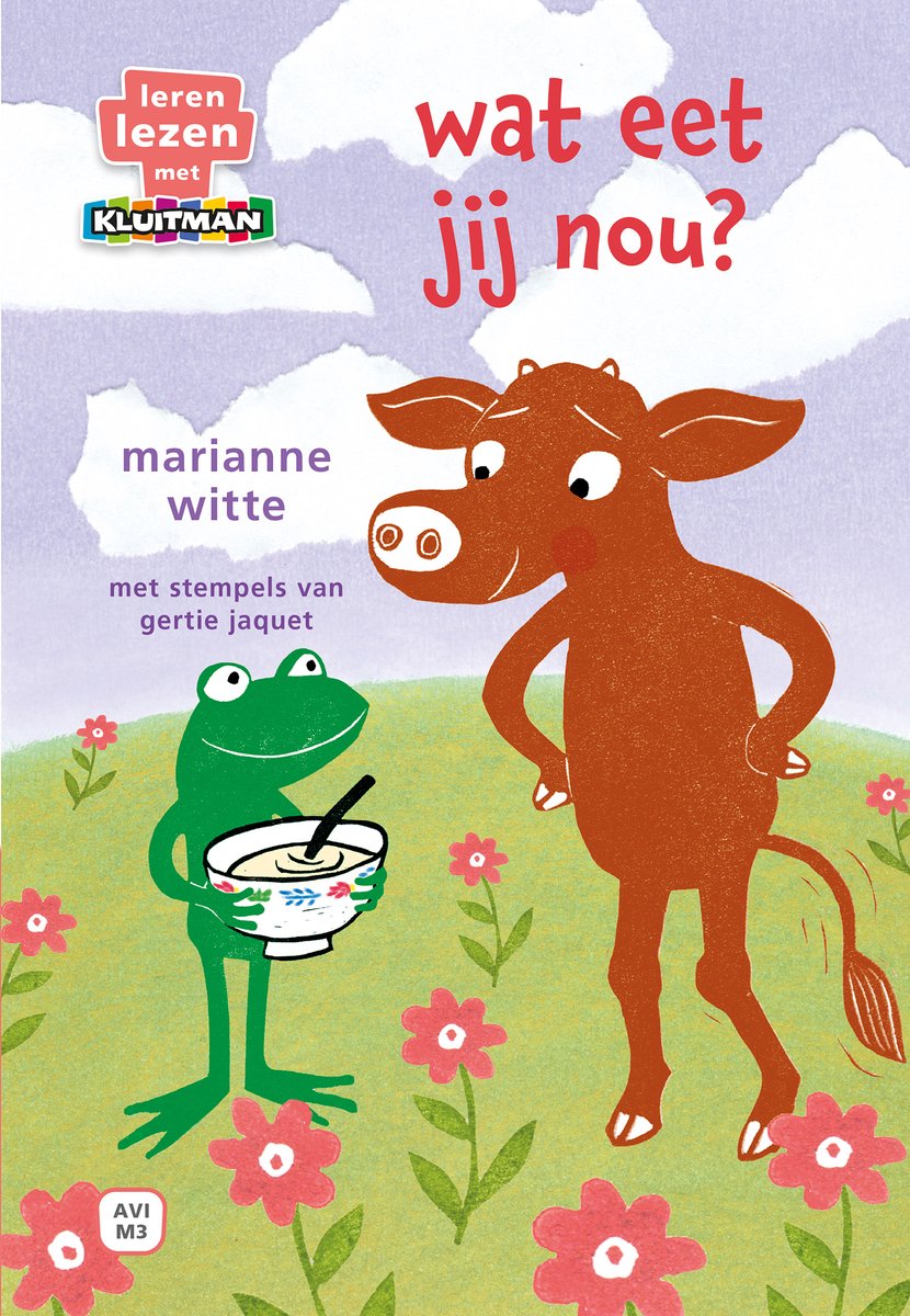Leren lezen met Kluitman - wat eet jij nou?