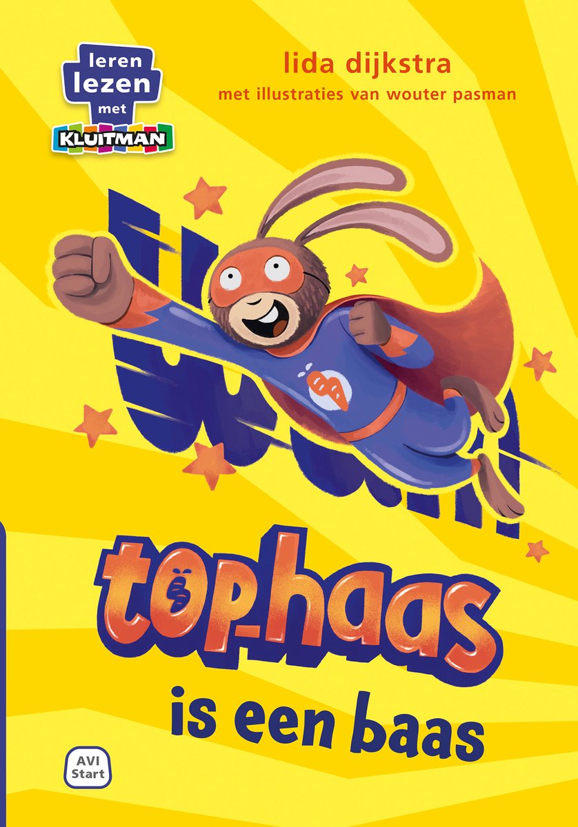 Leren lezen met Kluitman - top-haas is een baas