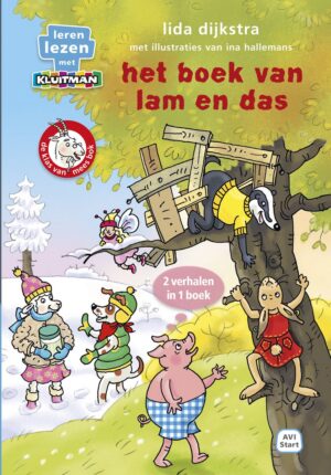 Leren lezen met Kluitman - De klas van mees bok. het boek van lam en das