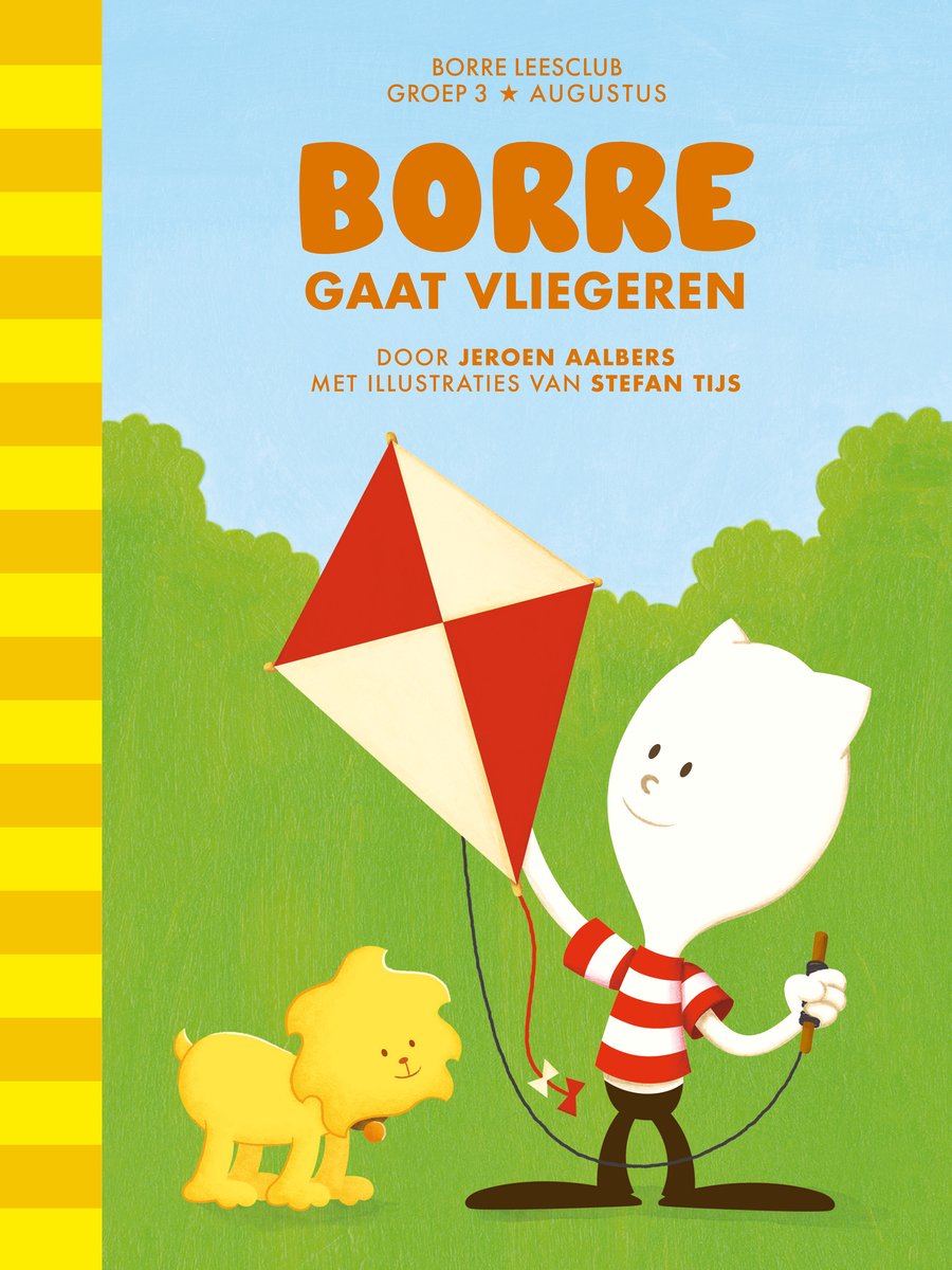 De Gestreepte Boekjes - Borre gaat vliegeren