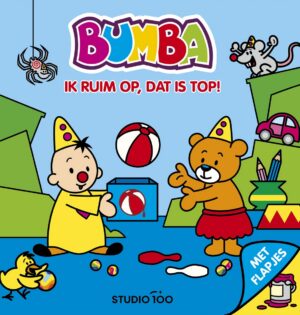 Bumba kartonboek met flapjes - Ik ruim op