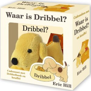 Dribbel - Cadeauset met Waar is Dribbel en knuffel