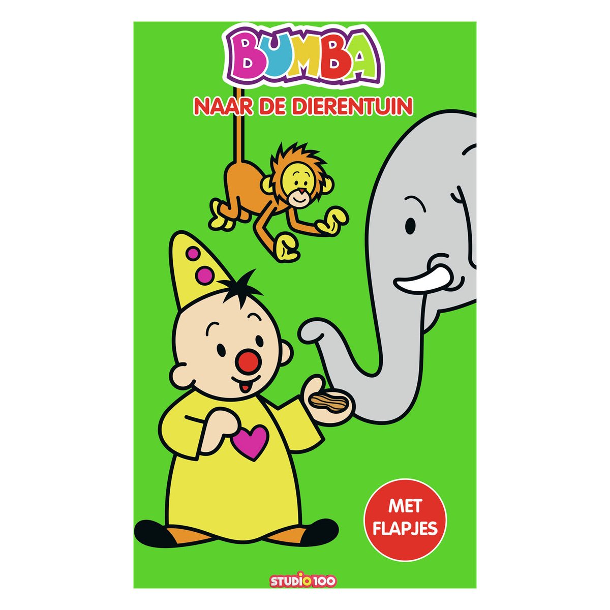 Bumba kartonboek met flapjes (lang) - Naar de dierentuin