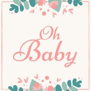 Gastenboek voor Babyshower Babyborrel Verjaardag Van Kinderen Kraambezoek & Kraamfest Babyfeestje Babyfeest Versiering Mooi Gastenboek