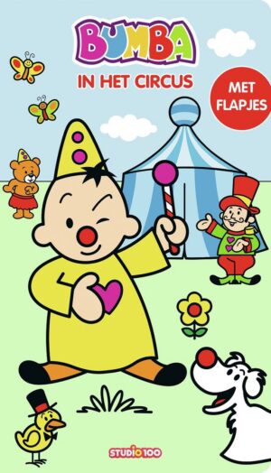 Bumba kartonboek met flapjes (lang) - In het circus
