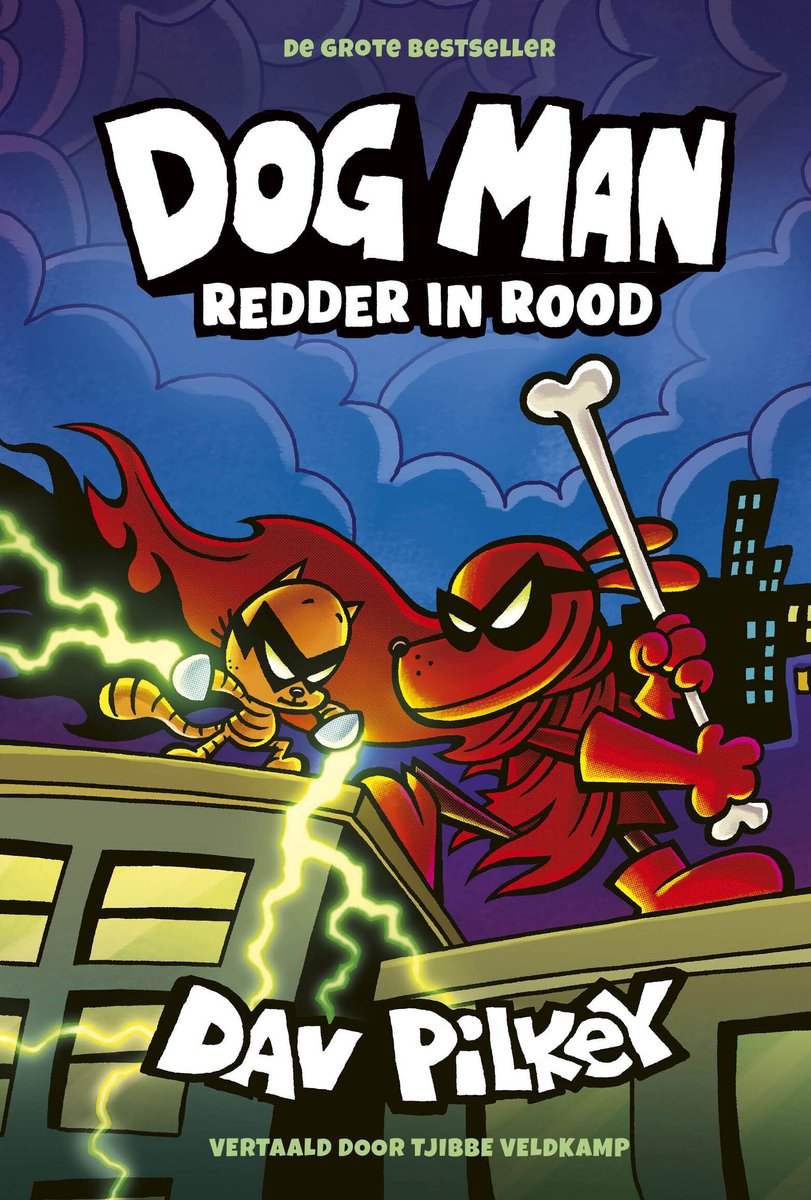 Dog Man 12 - Redder in rood