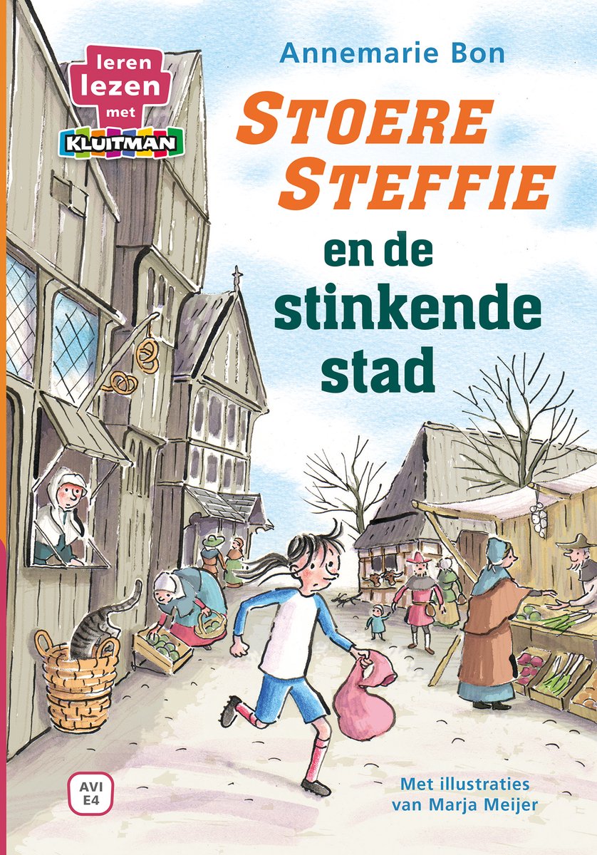 Leren lezen met Kluitman - Stoere Steffie en de stinkende stad