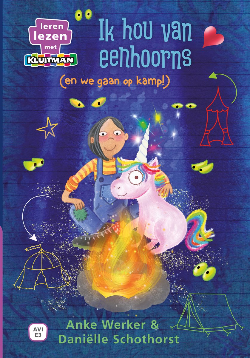 Leren lezen met Kluitman - Ik hou van eenhoorns (en we gaan op kamp!)