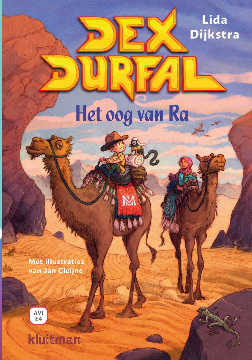 Lekker lezen met Kluitman - Dex Durfal Het oog van Ra
