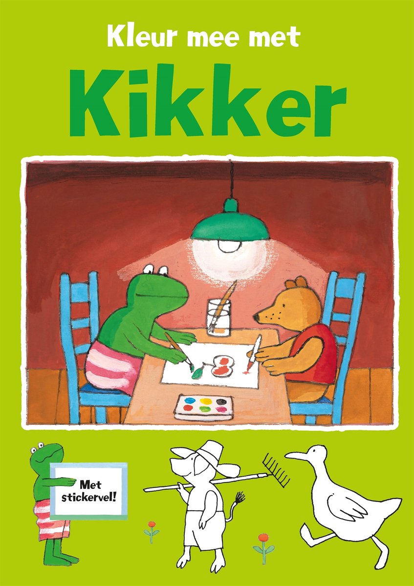 Kikker - Kleur mee met kikker