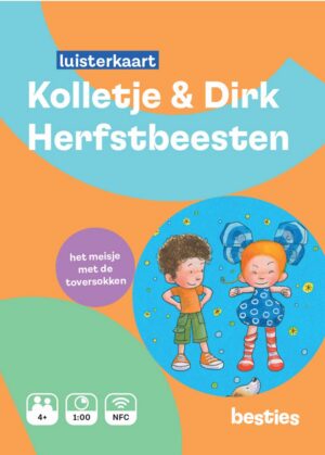 Kolletje en Dirk luisterkaart Besties - Herfstbeesten - Luisterboek kinderen Nederlands