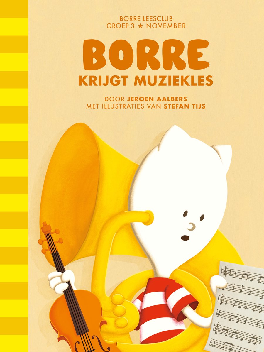De Gestreepte Boekjes - Borre krijgt muziekles