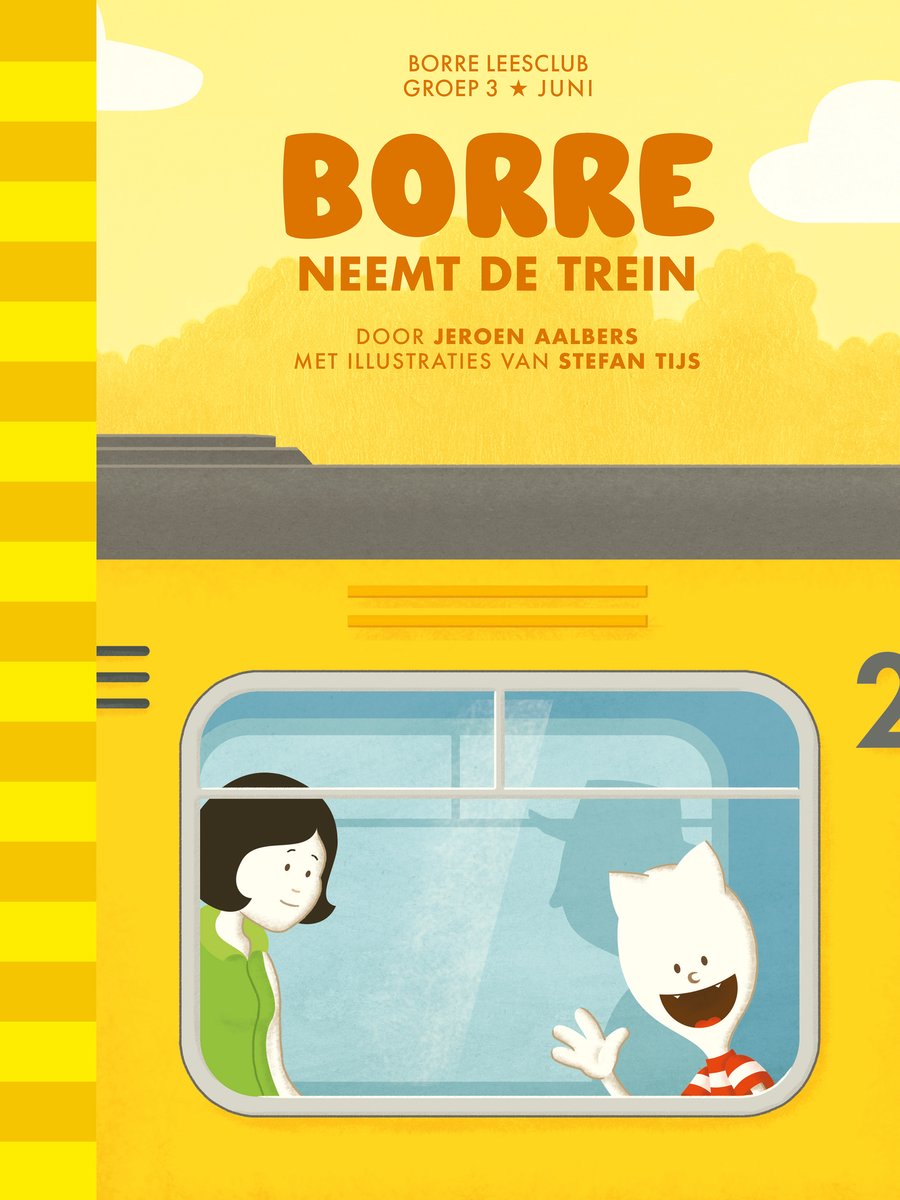 Borre Leesclub - Borre neemt de trein