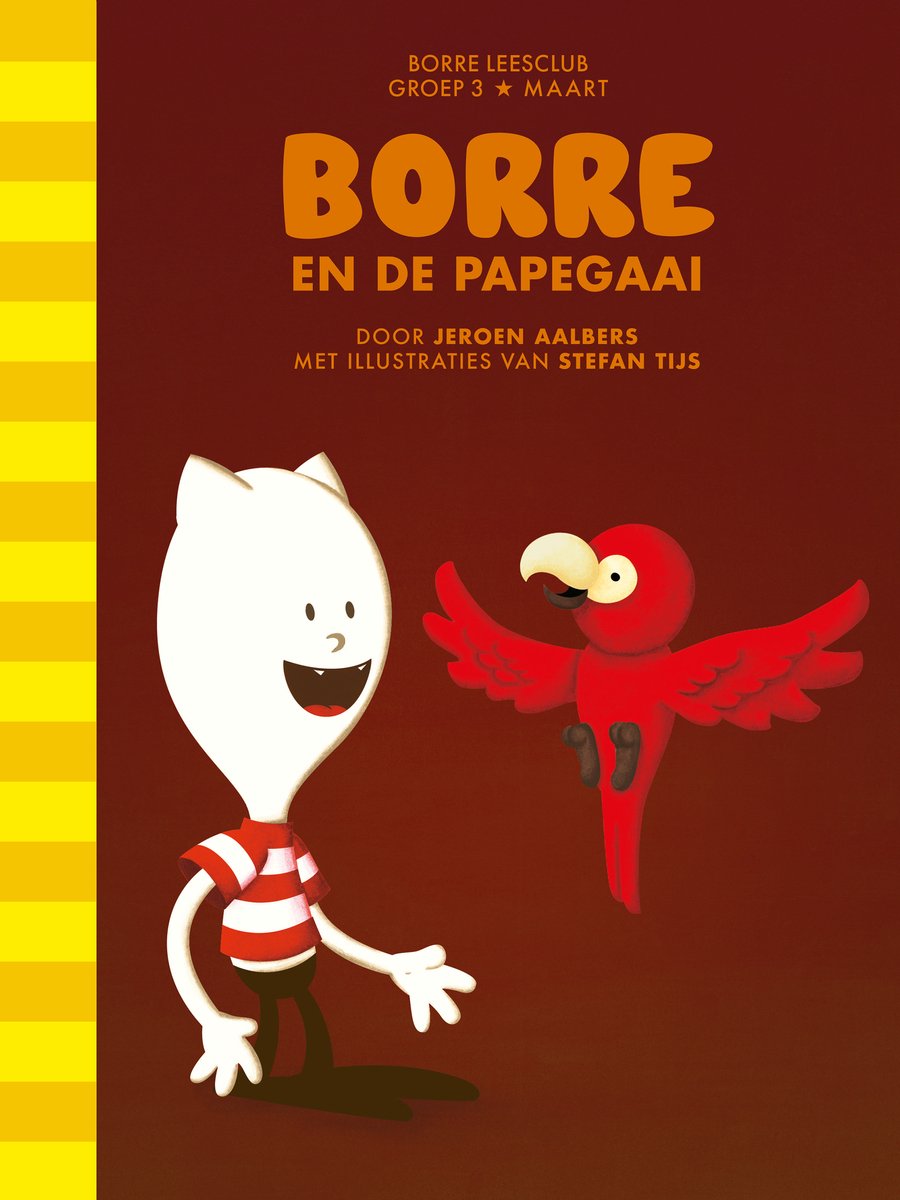 De Gestreepte Boekjes - Borre en de papegaai
