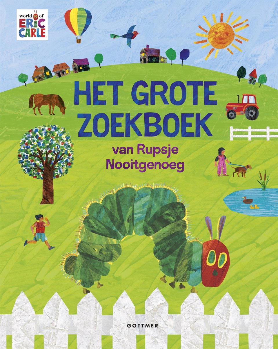 Rupsje Nooitgenoeg - Het grote zoekboek van Rupsje Nooitgenoeg