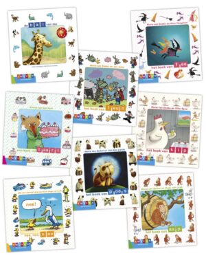 Kleuters samenleesboeken - Pakket 1 kleuters samenleesboeken (8 titels)