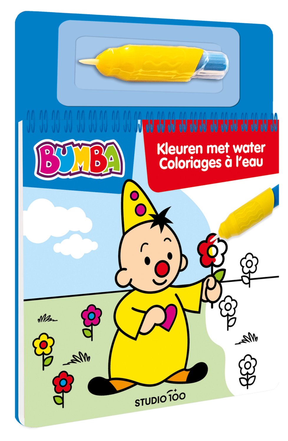 Bumba - Kleurboek - Kleuren met water - Met 7 in te kleuren schilderijtjes